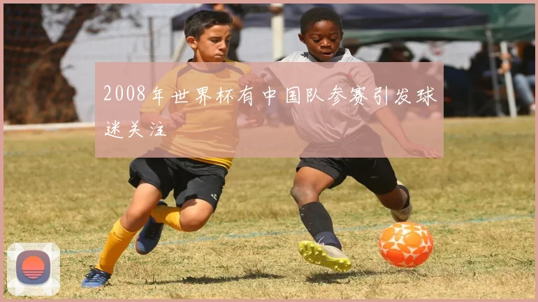 2008年世界杯有中国队参赛引发球迷关注