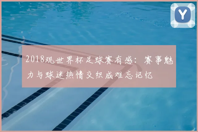 2018观世界杯足球赛有感：赛事魅力与球迷热情交织成难忘记忆